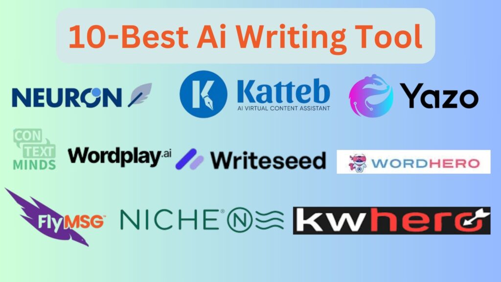 Explore the10 best ai writing tool of 2024: Comprehensive Guide and Reviews