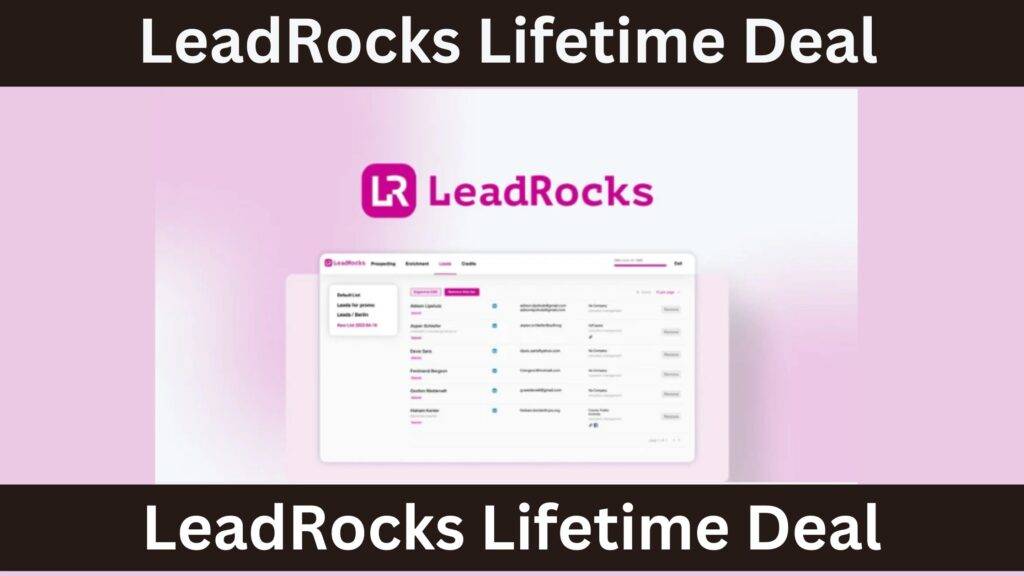 LeadRocks Lifetime Deal